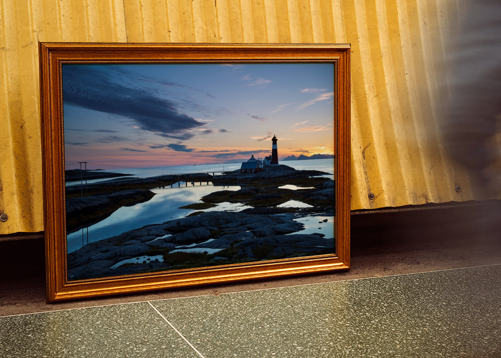 Tranöy Lighthouse in Blue Hour