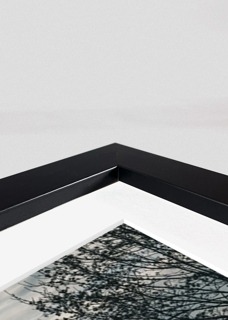 Piccolo villaggio innevato 