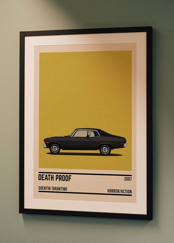 Death Proof car Movie minimal