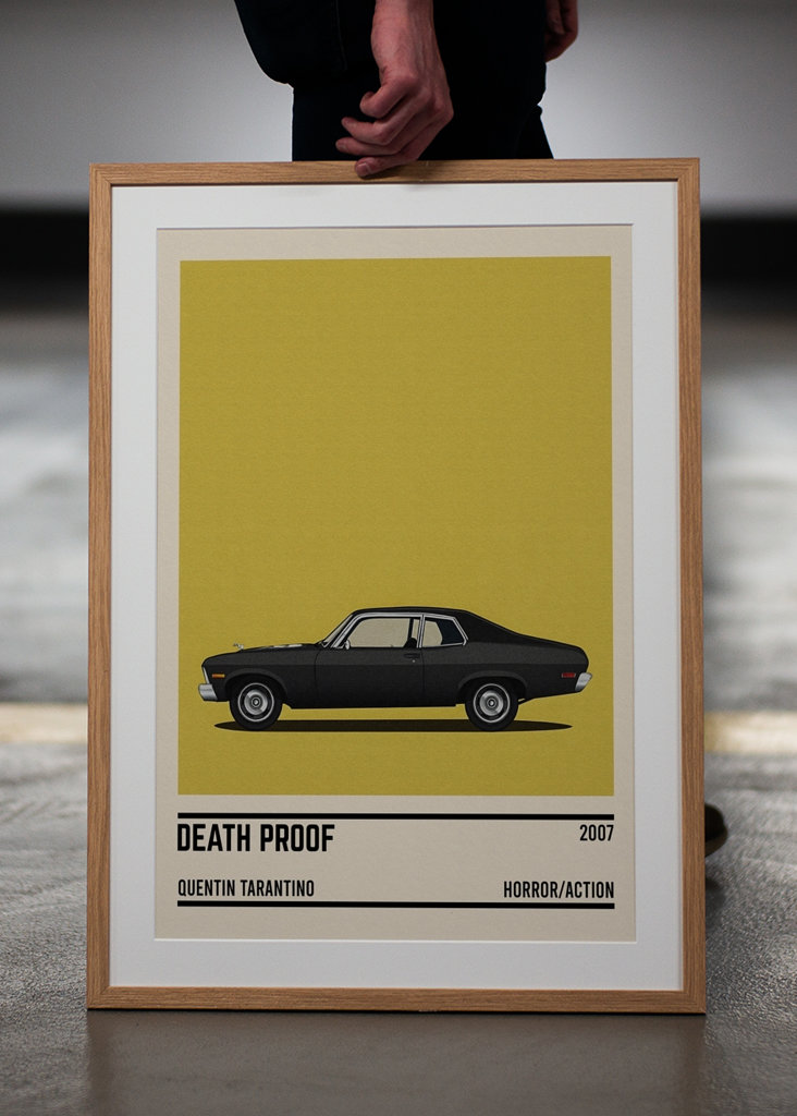 Death Proof car Movie minimal