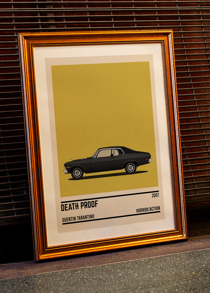 Death Proof car Movie minimal