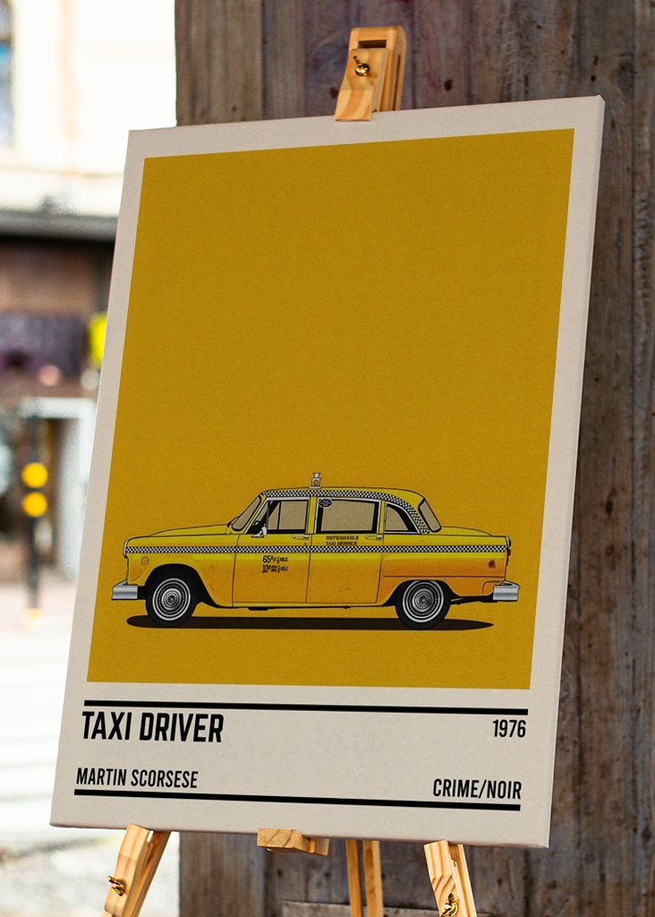 Taxi Driver car movie Minimal