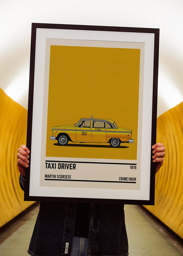 Taxi Driver car movie Minimal