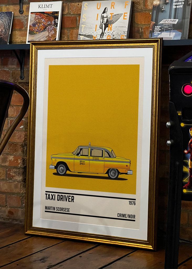 Taxi Driver car movie Minimal