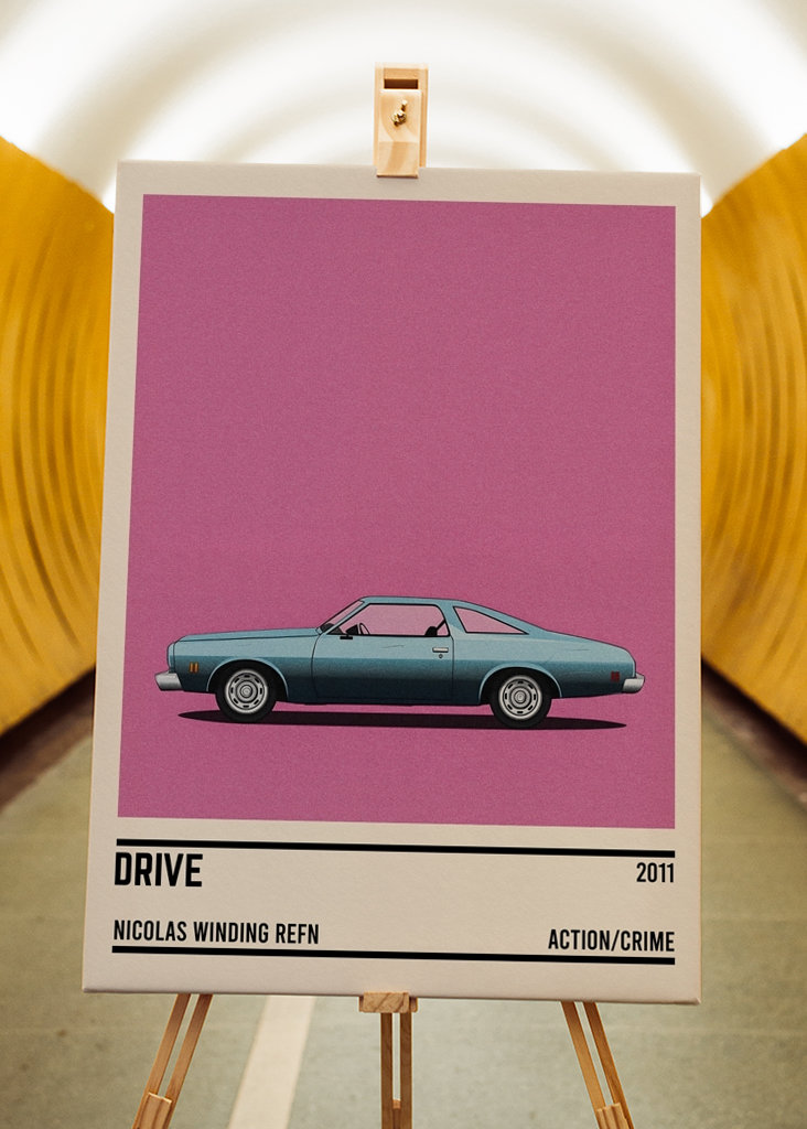 Drive car movie Minimalist