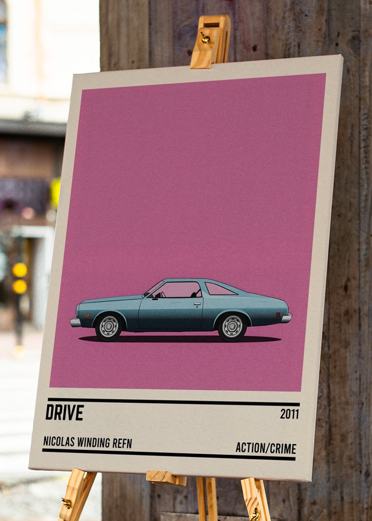 Drive car movie Minimalist