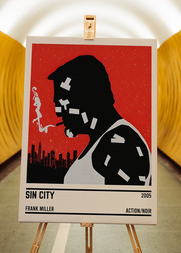 Sin City Movie Minimalist