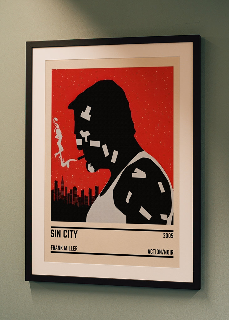 Sin City Movie Minimalist
