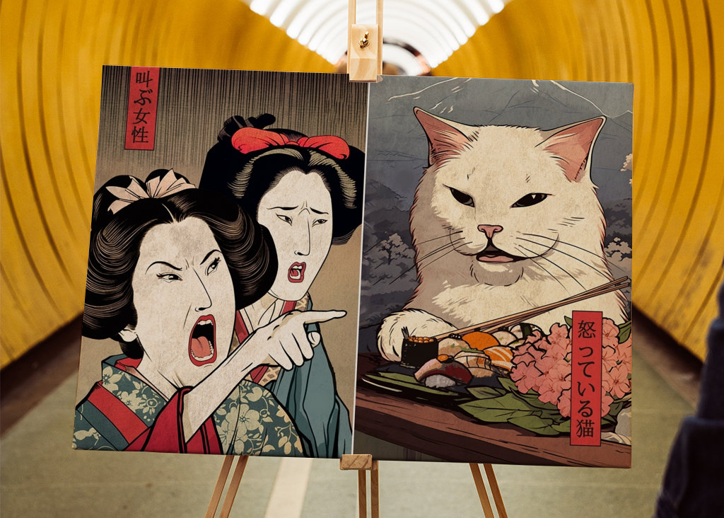 Woman Yelling At Cat