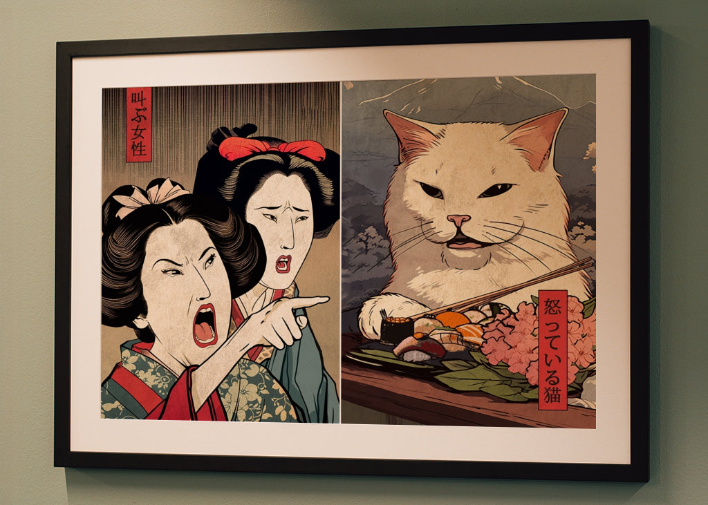 Woman Yelling At Cat