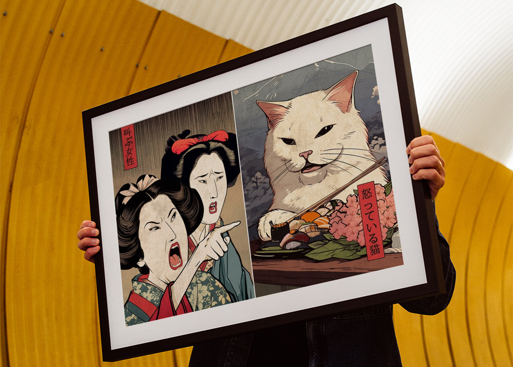 Woman Yelling At Cat