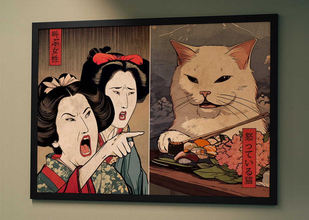 Woman Yelling At Cat