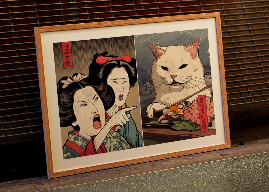 Woman Yelling At Cat