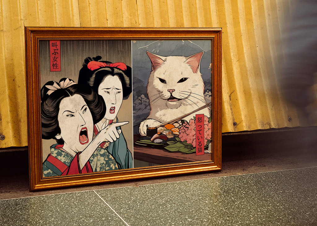 Woman Yelling At Cat