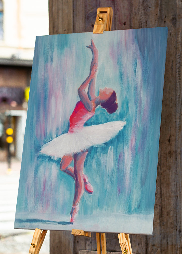 Akrylfot med en spets