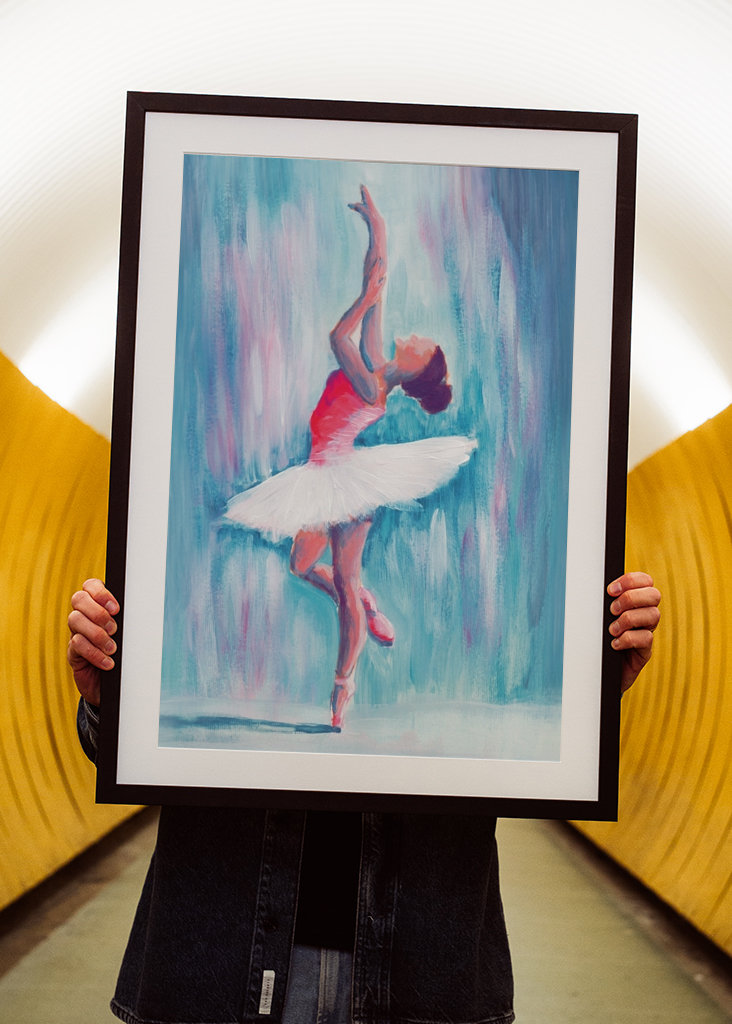 Akrylfot med en spets