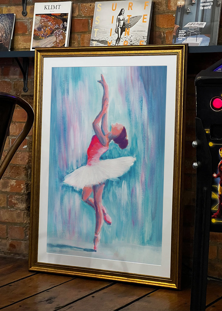 Akrylfot med en spets