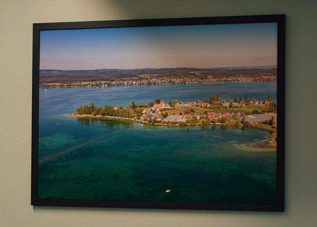 Ön Reichenau vid Bodensjön