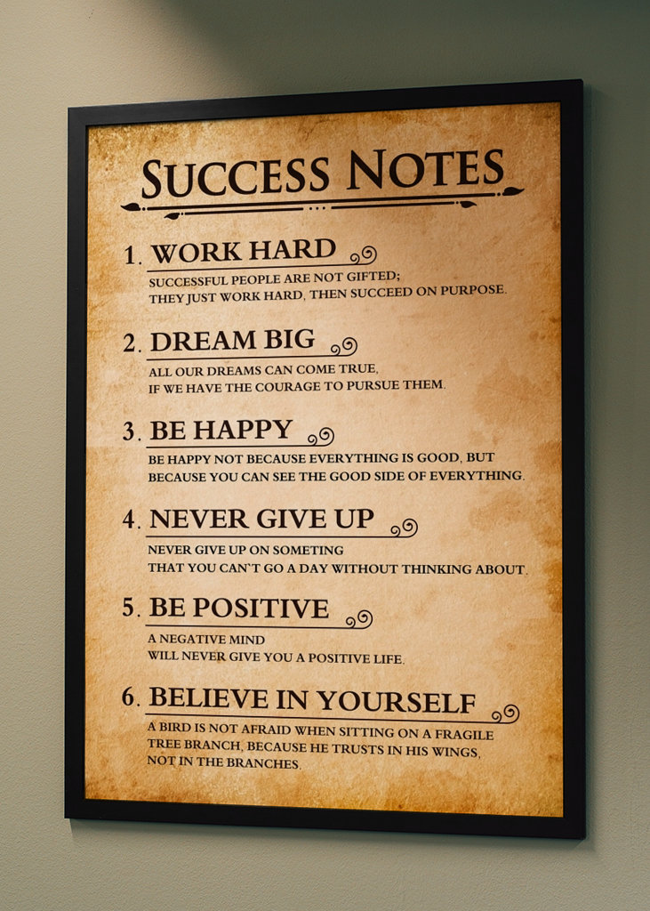 success notes