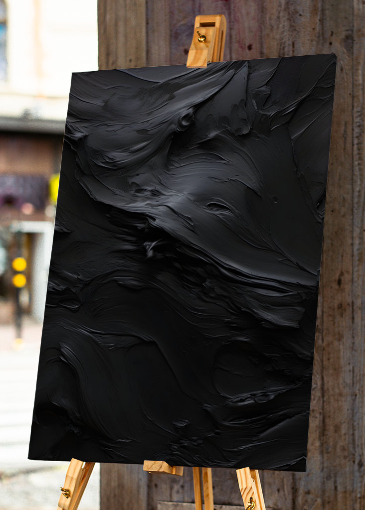 Black Paint Texture V2