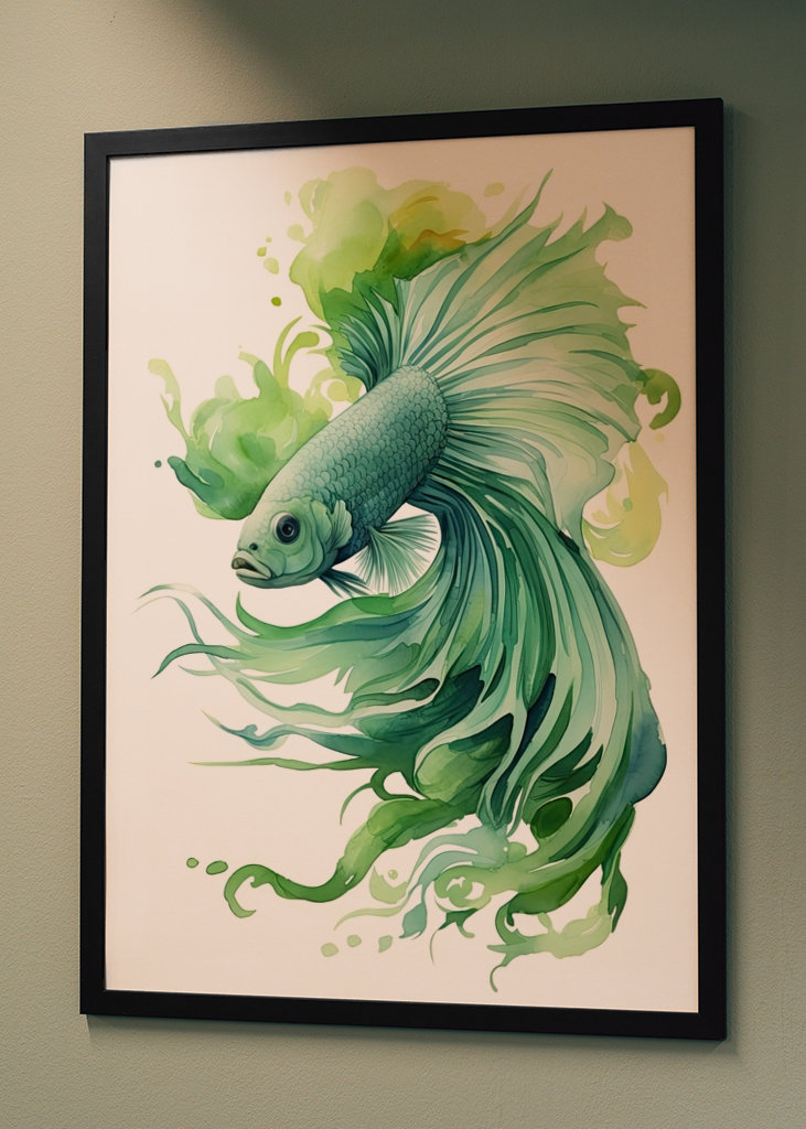Green Betta Fish