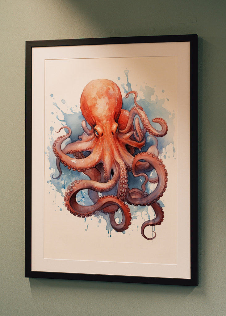 Octopus Watercolor