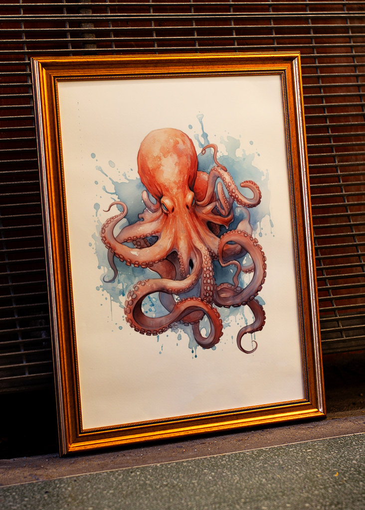 Octopus Watercolor