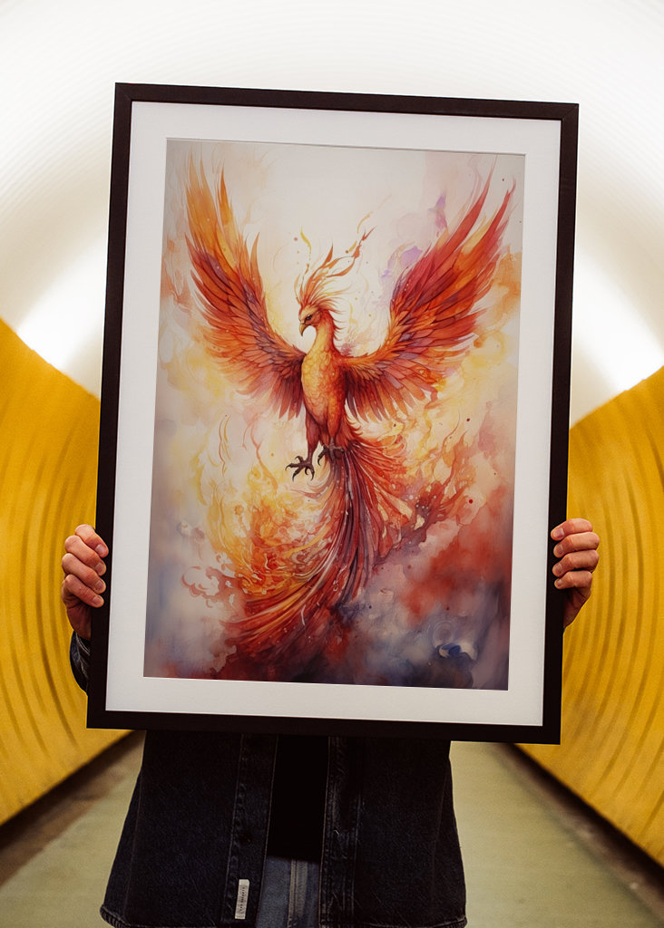 Acuarela de Fénix