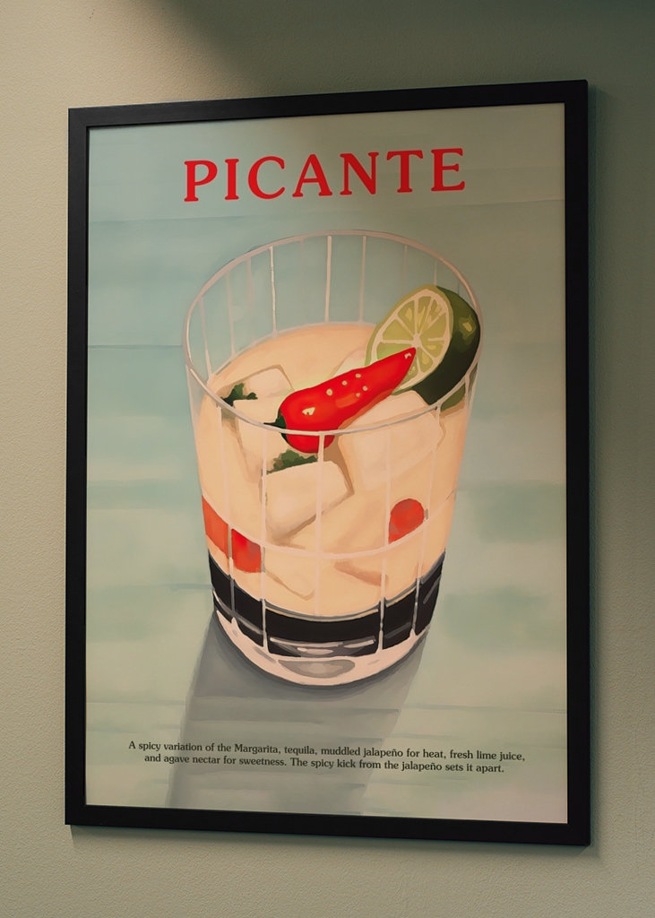 Picanten cocktailjuliste