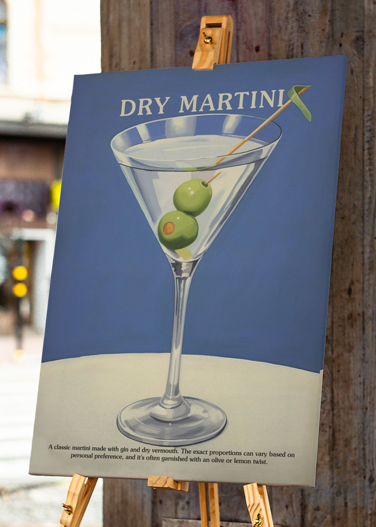 Dry Martini Cocktail