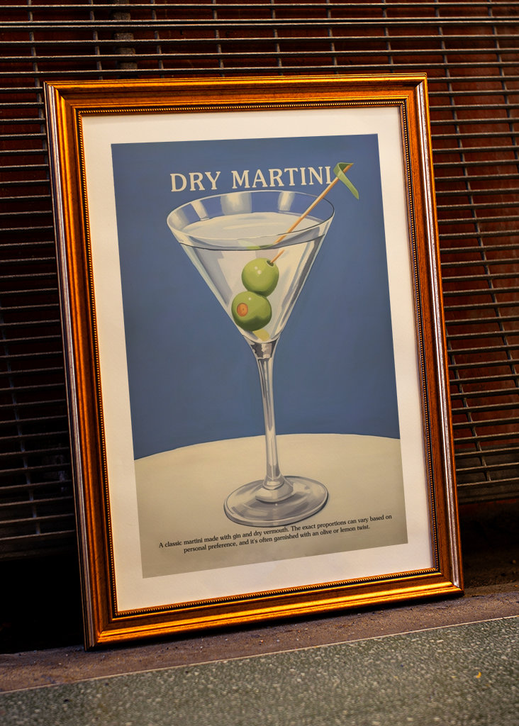 Dry Martini Cocktail
