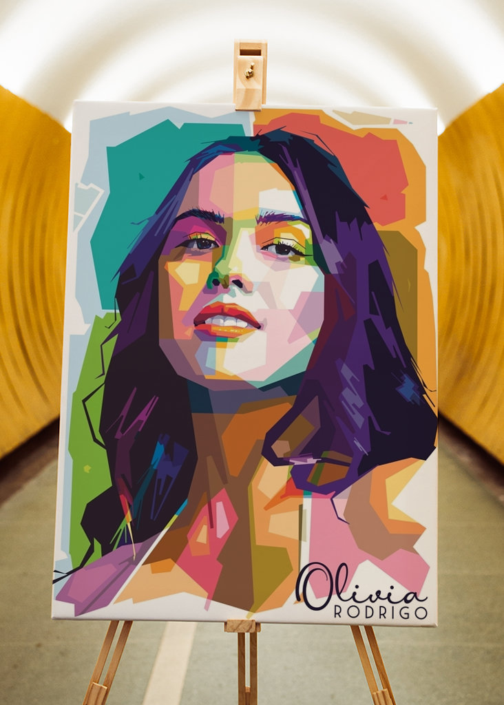 Olivia Rodrigo WPAP Popart 