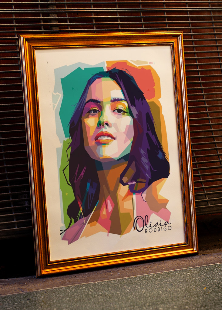 Olivia Rodrigo WPAP Popart 