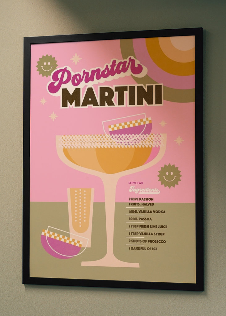 Retro Pornstar Martini Pink