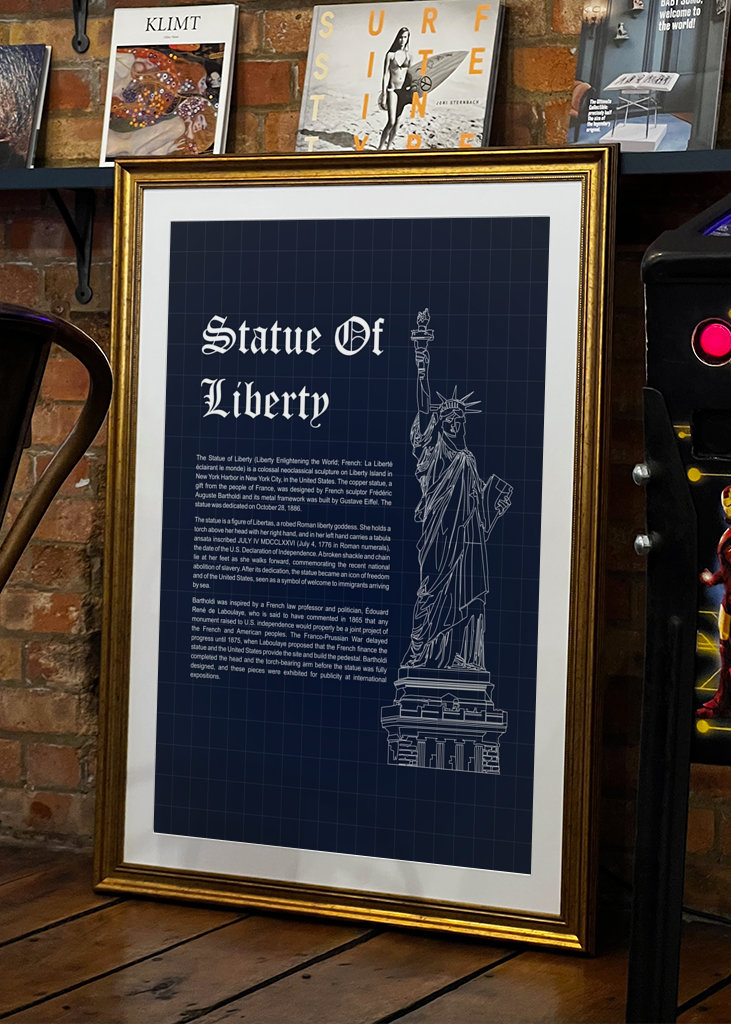 Statue Of Liberty Blueprint