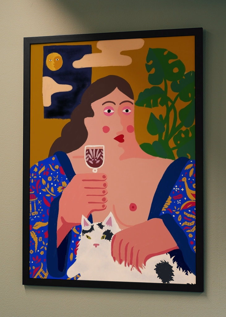 Autoritratto con le tette fuori