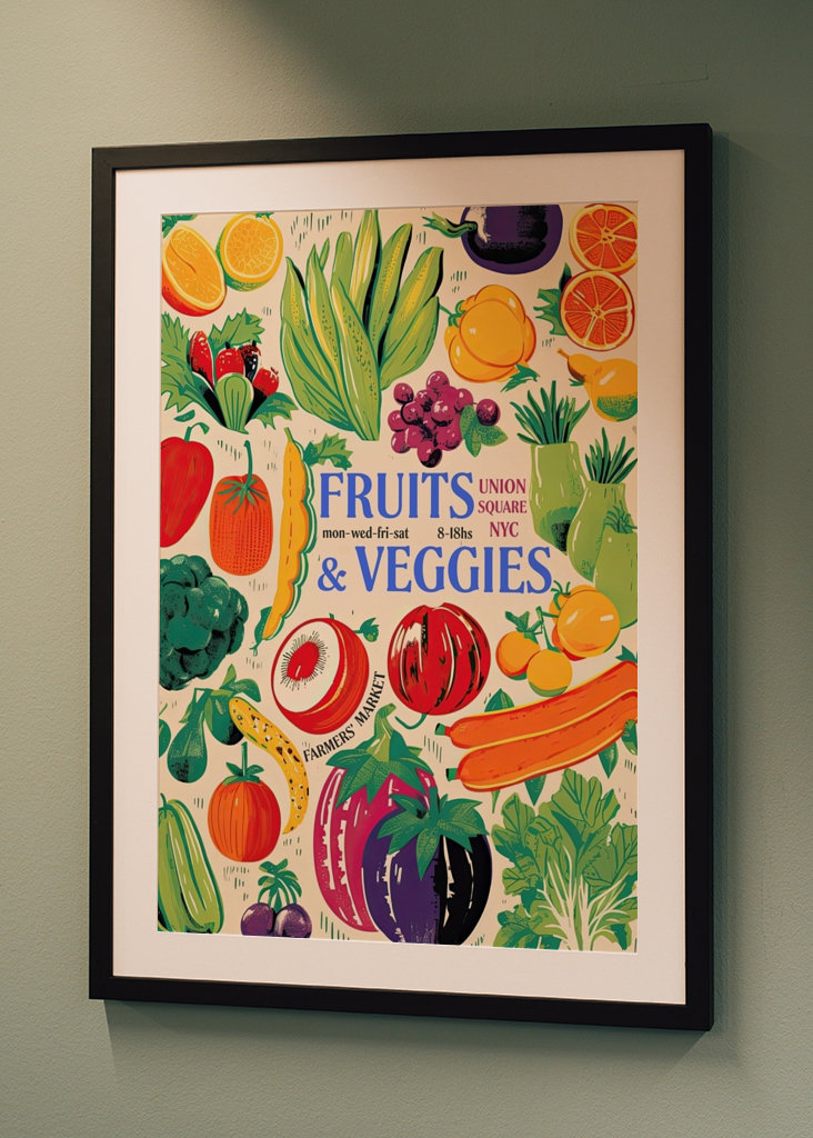 NYC Farmers Market Poster