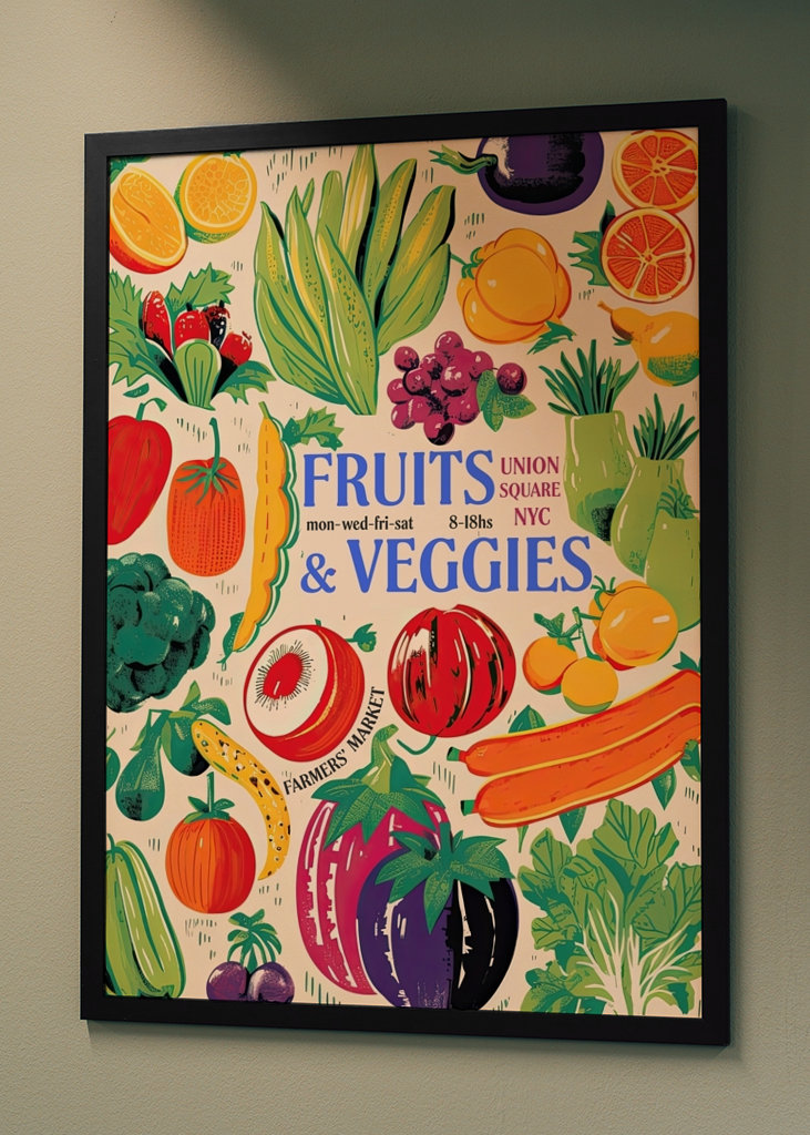 NYC Farmers Market Poster