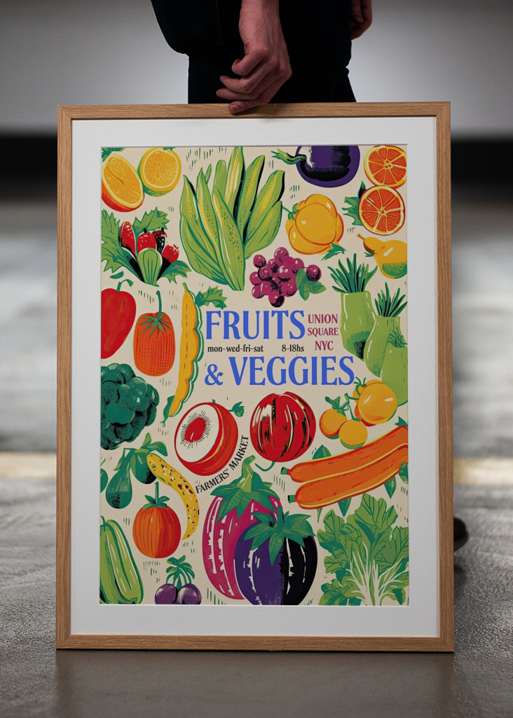 NYC Farmers Market Poster