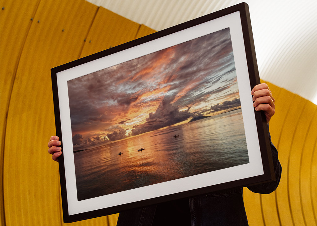 Evening glow in Sulawesi