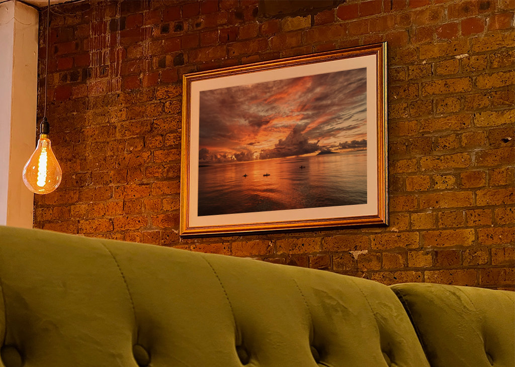 Evening glow in Sulawesi