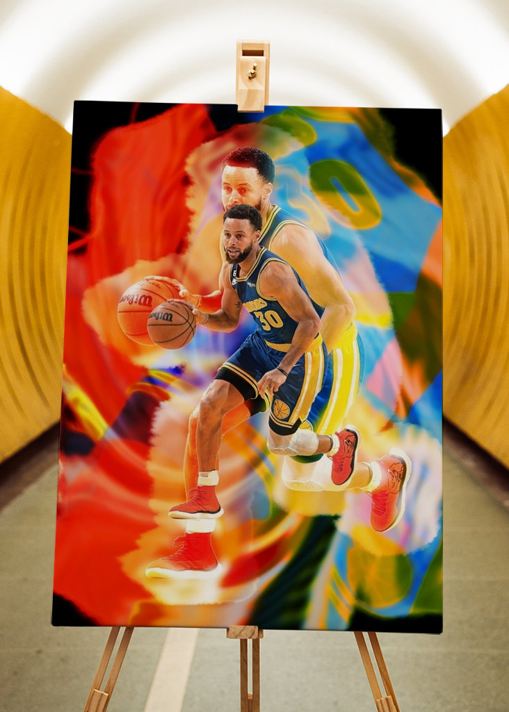 Stephen Curry driblování