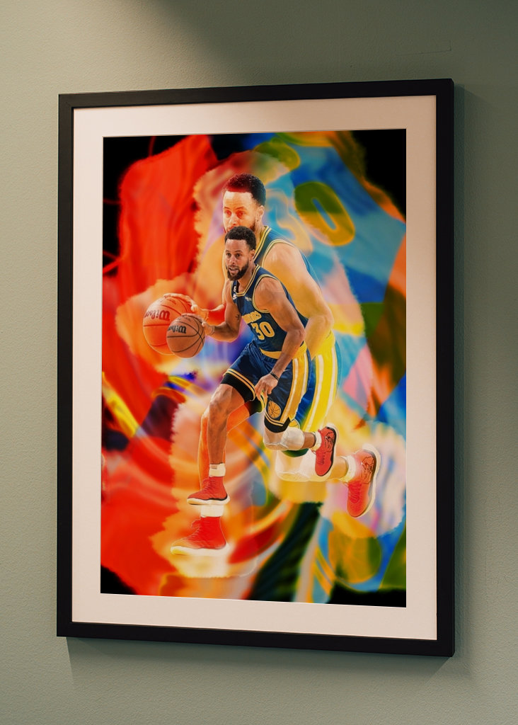 Stephen Curry driblování