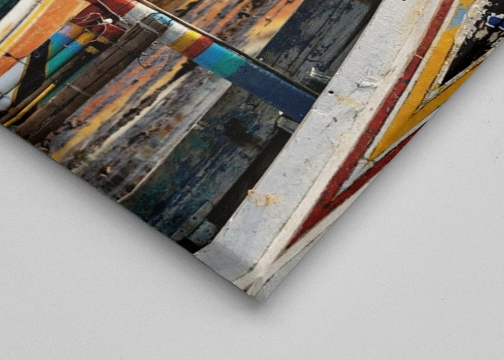 Fischerboote am Strand