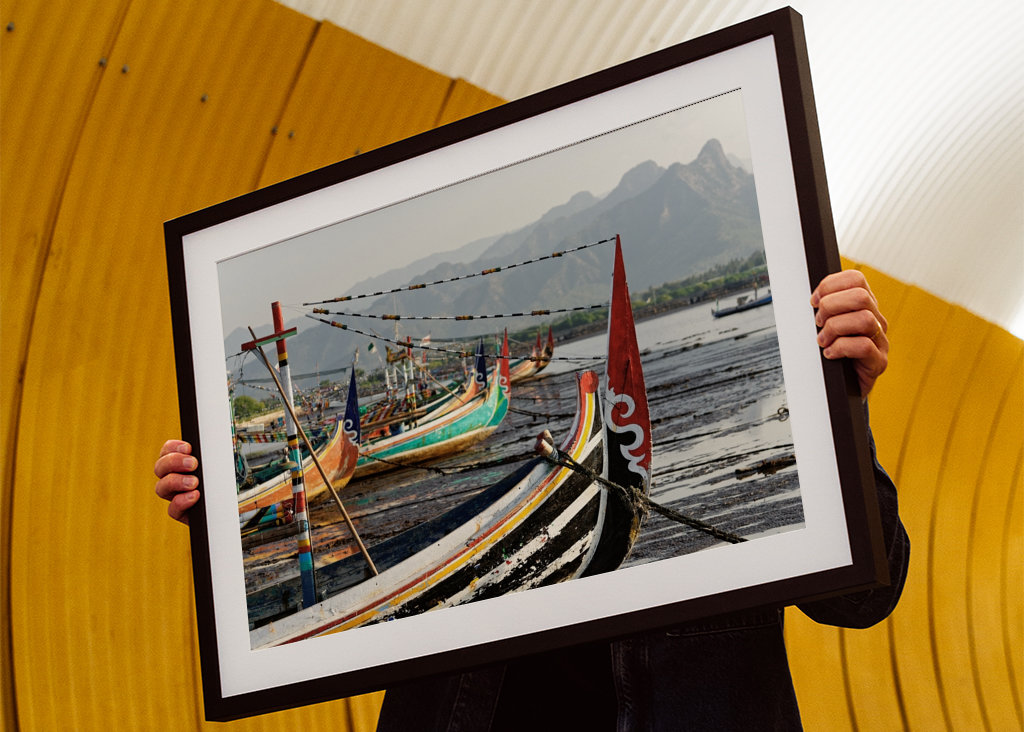 Fischerboote am Strand