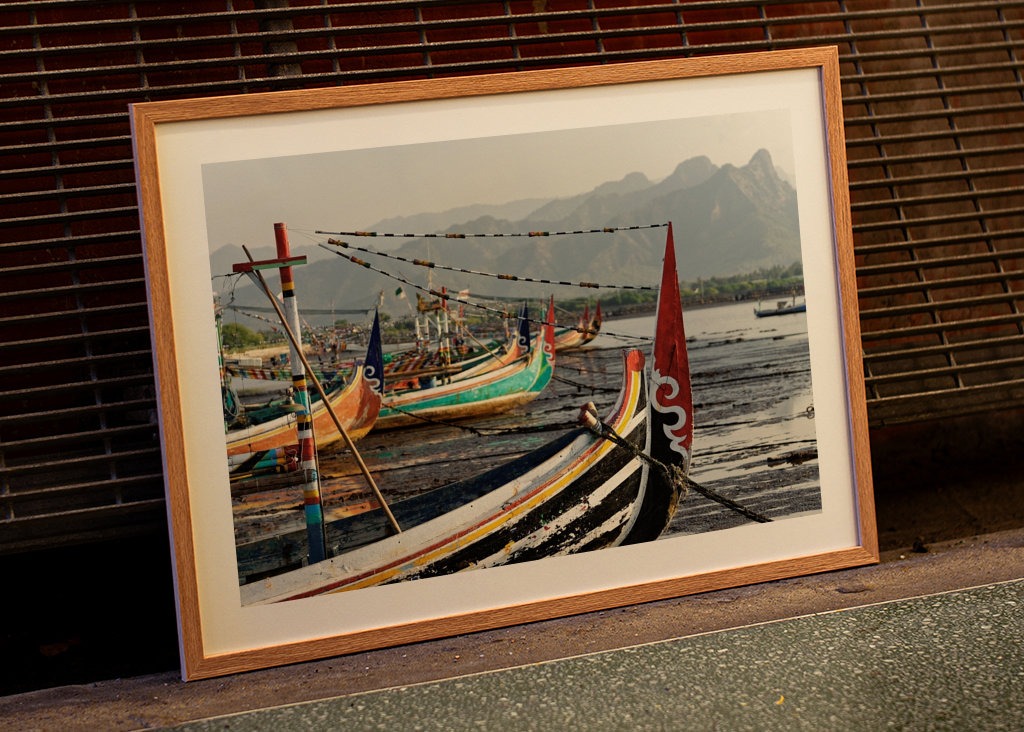 Fischerboote am Strand