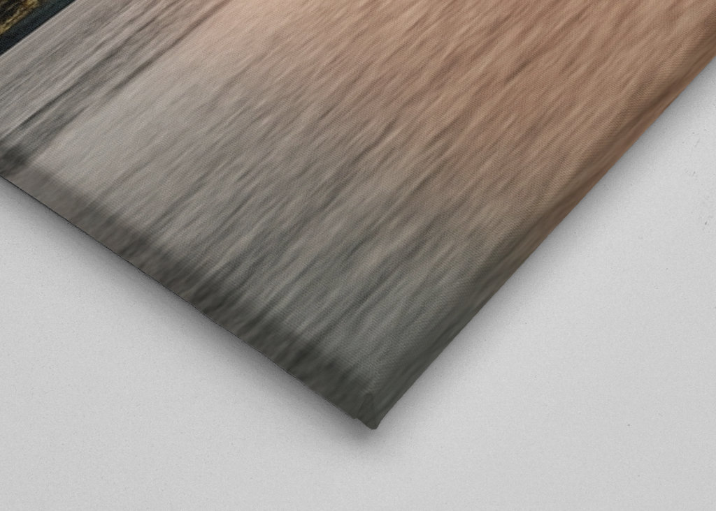 Blue iceberg in evening light