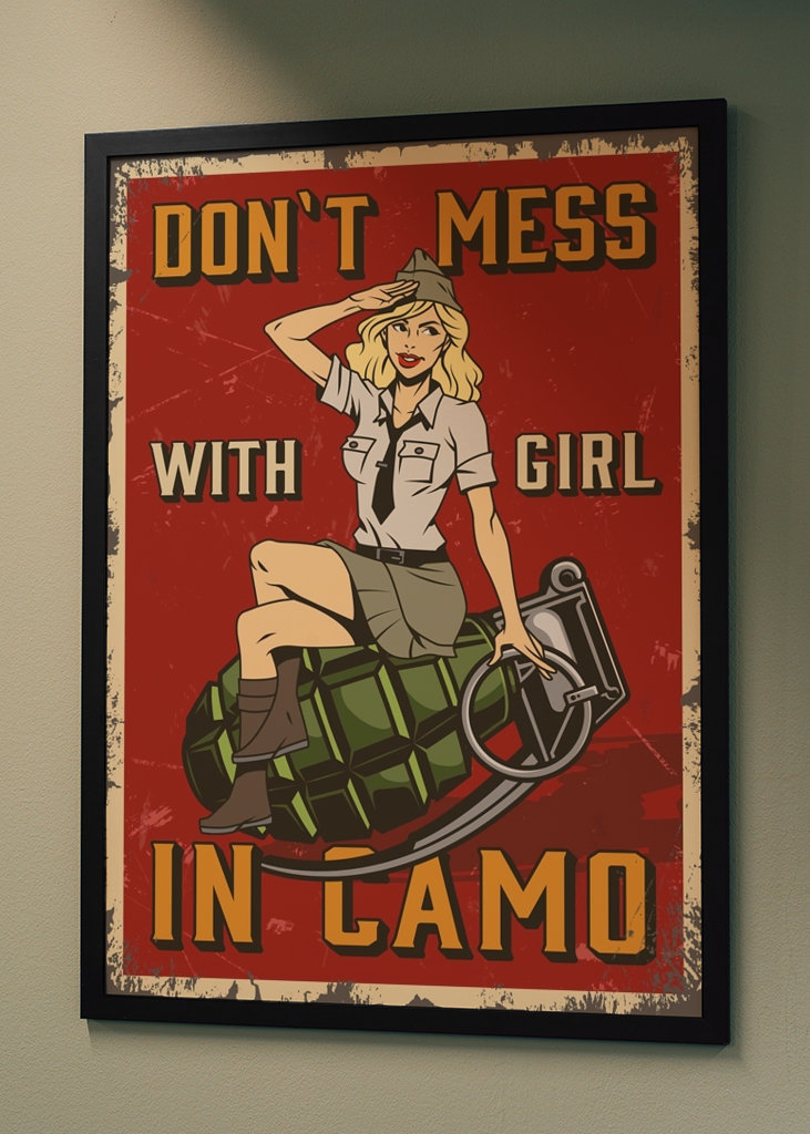 women in camo