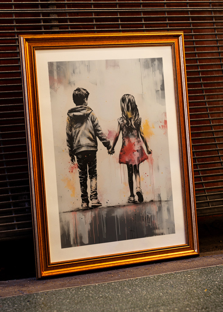 Mladá láska - Banksy