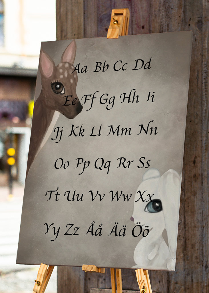 Das Alphabet des Rehs und des Hasen